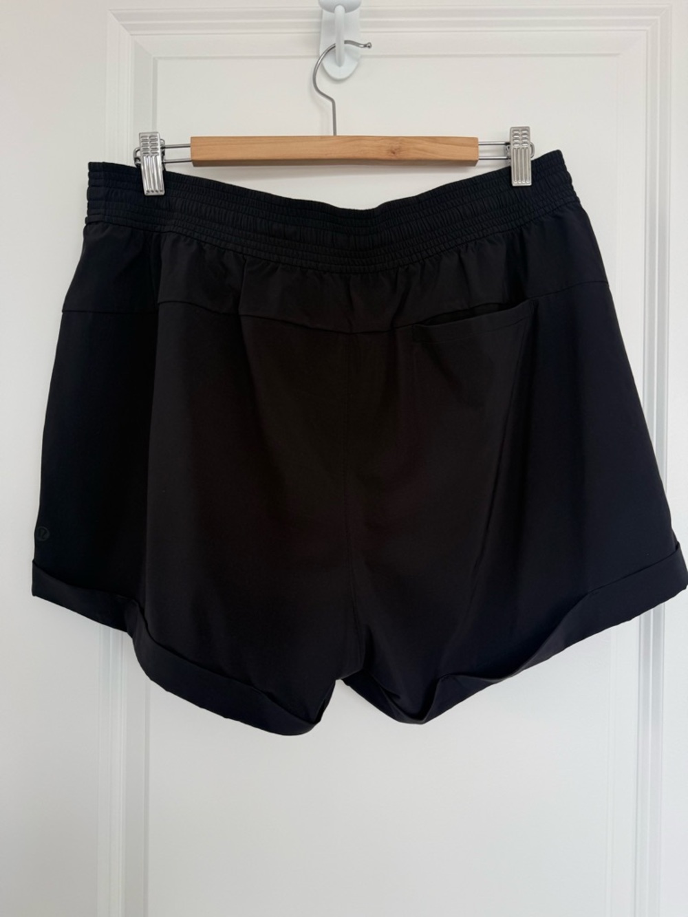 LULULEMON | Black Drawstring Athletic Shorts - size 12 - Picture 4 of 11